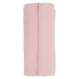 Faux Fur Brush Roll Blush