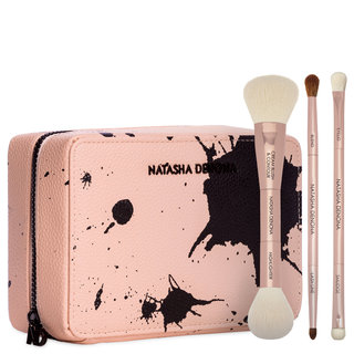 Travel Brush Set & Makeup Pouch